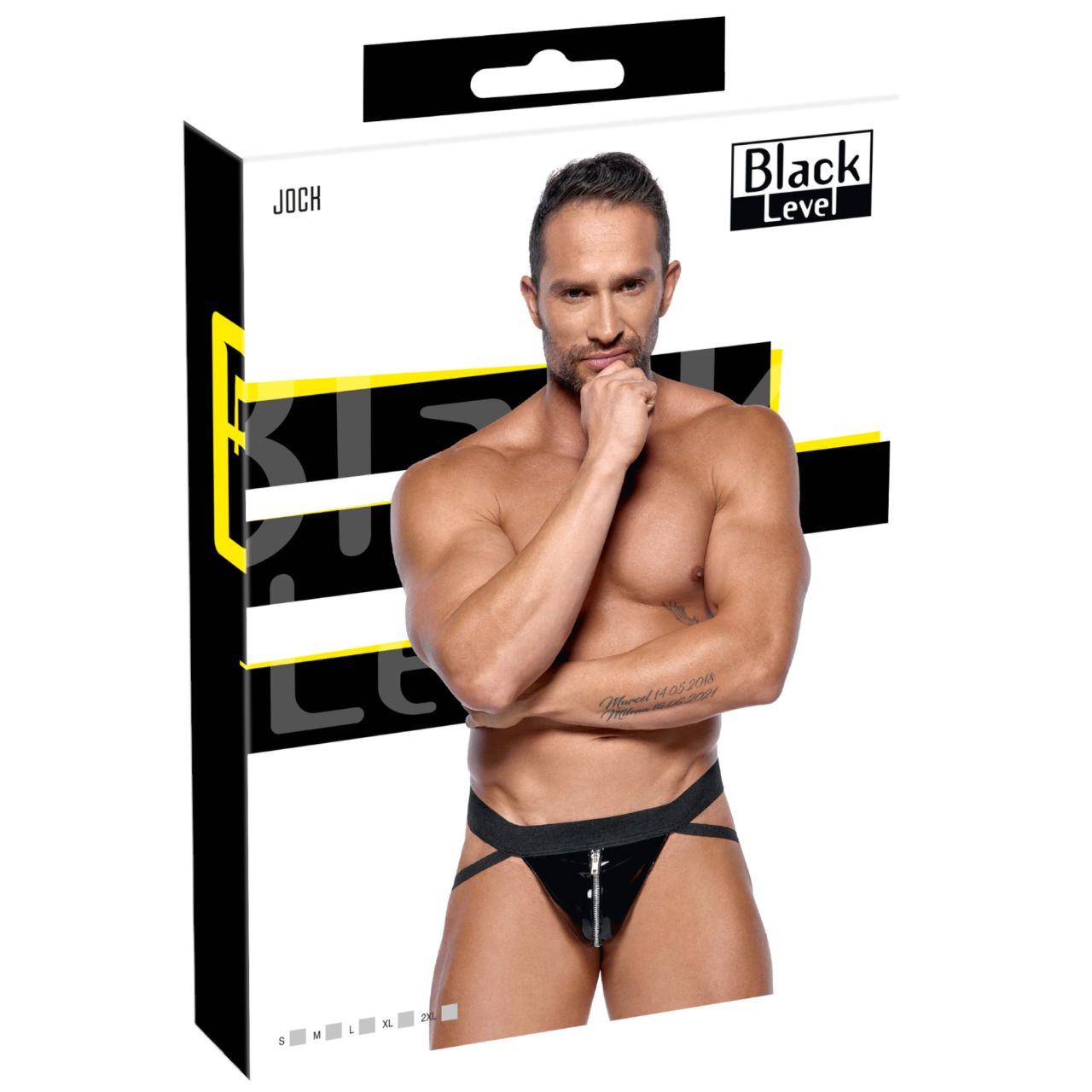 Black Level - cipzáras jock alsó (fekete)