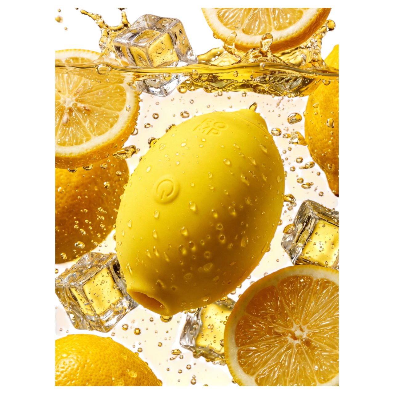 Romp Lemon Crush - citrom alakú léghullámos csiklóizgató (sárga) Romp Lemon Crush - citrom alakú léghullámos csiklóizgató (sárga)