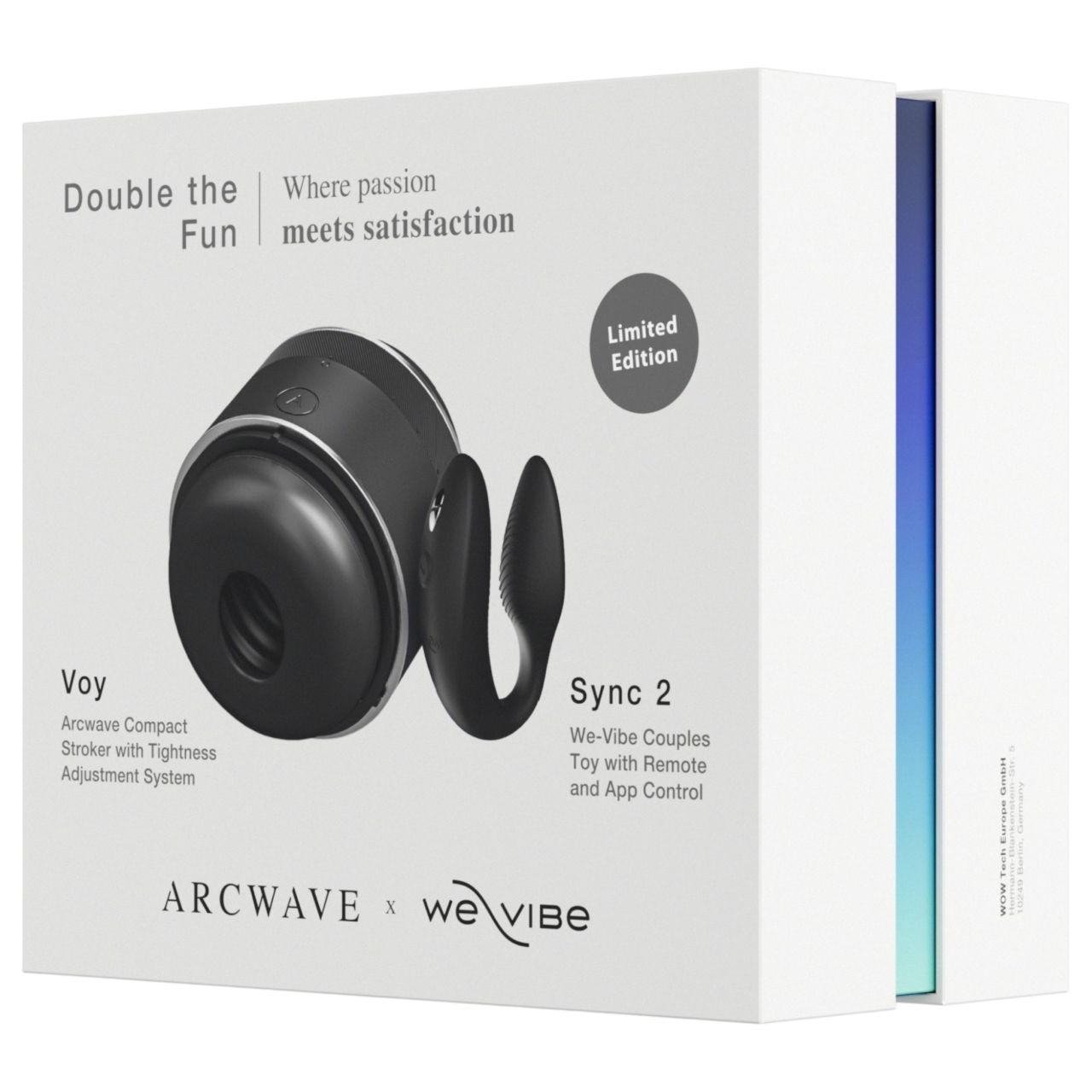 Arcwave Voy és We-Vibe Sync 2 - Double the Fun szett (fekete)