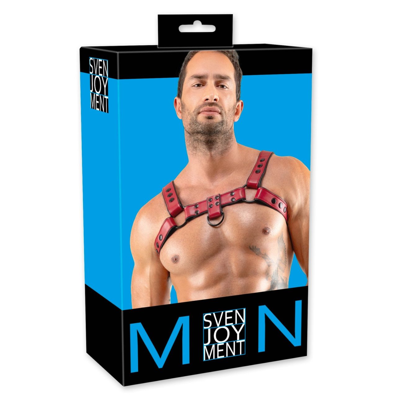 Svenjoyment - műbőr mellhám (piros)