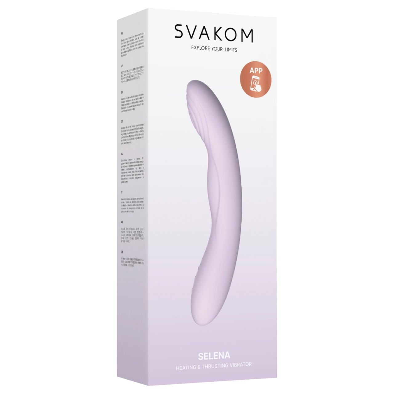 Svakom Selena - melegítős, lökő G-pont vibrátor (lila)