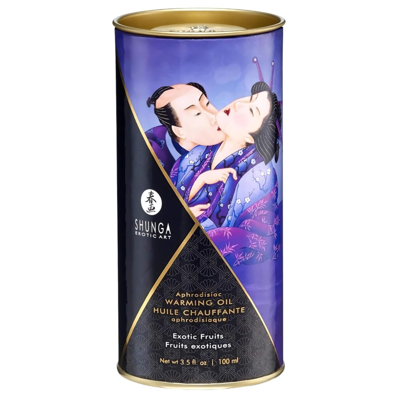 Shunga - melegítő masszázsolaj - egzotikus gyümölcs (100 ml)