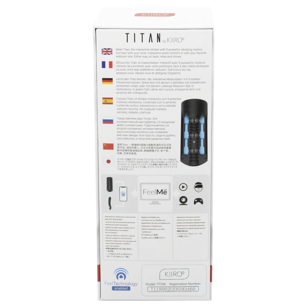 Kiiroo Titan - interaktív maszturbátor (fekete) Kiiroo Titan - interaktív maszturbátor (fekete)