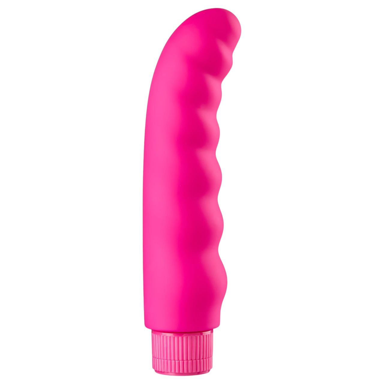 Baseks - hullámos vibrátor (rózsaszín) - 16 cm