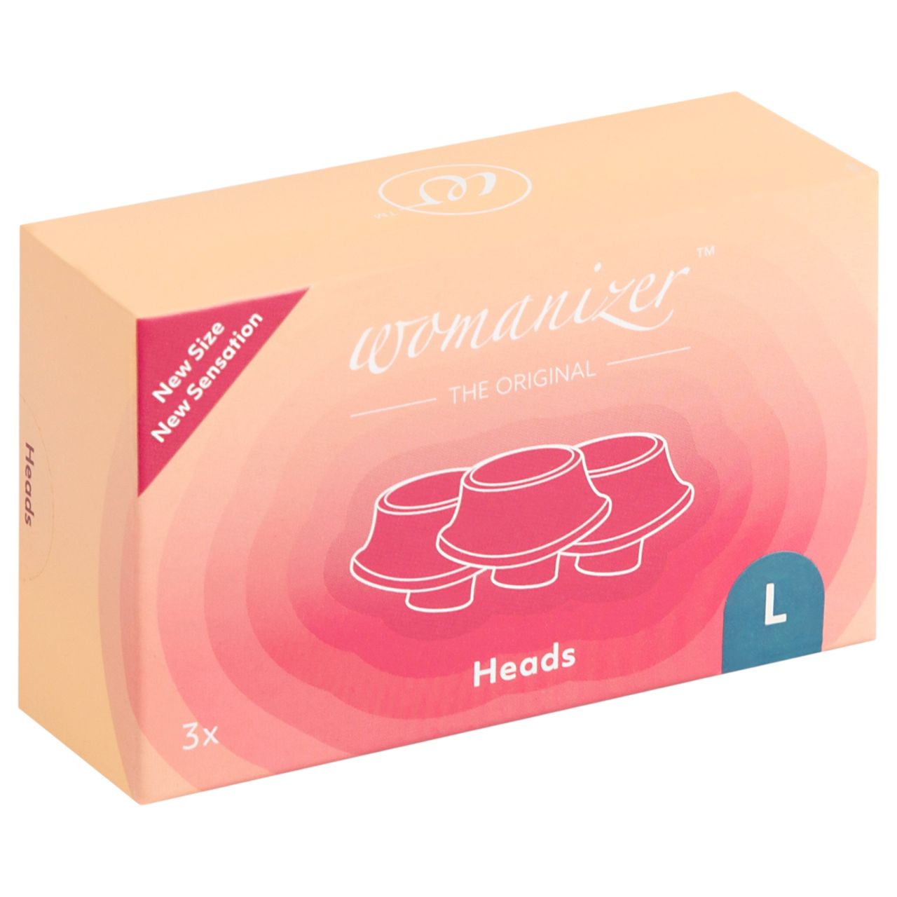 / Womanizer L - pótszívóharang szett - kék (3db) - nagy / Womanizer L - pótszívóharang szett - kék (3db) - nagy