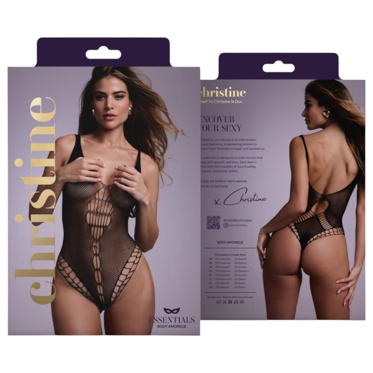 / Christine - fekete necc body (S-L) / Christine - fekete necc body (S-L)