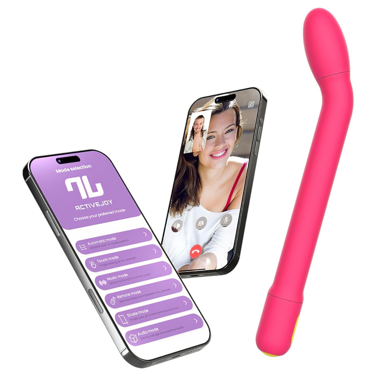 Adalet Gently - App-vezérelt G-pont és prosztata vibrátor (pink) Adalet Gently - App-vezérelt G-pont és prosztata vibrátor (pink)