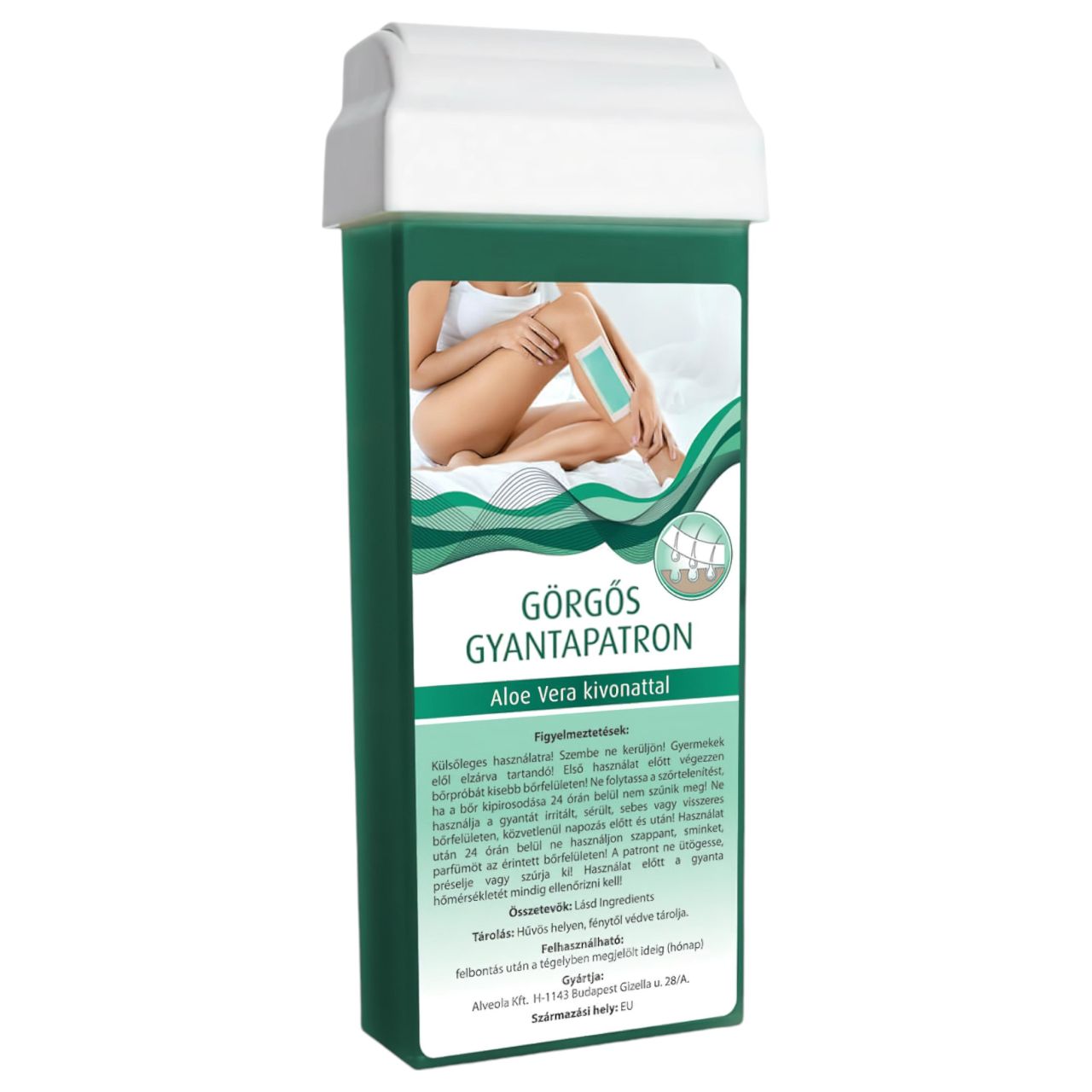 X-Epil - Görgős gyanta patron széles görgőfejjel (100 ml) - aloe vera