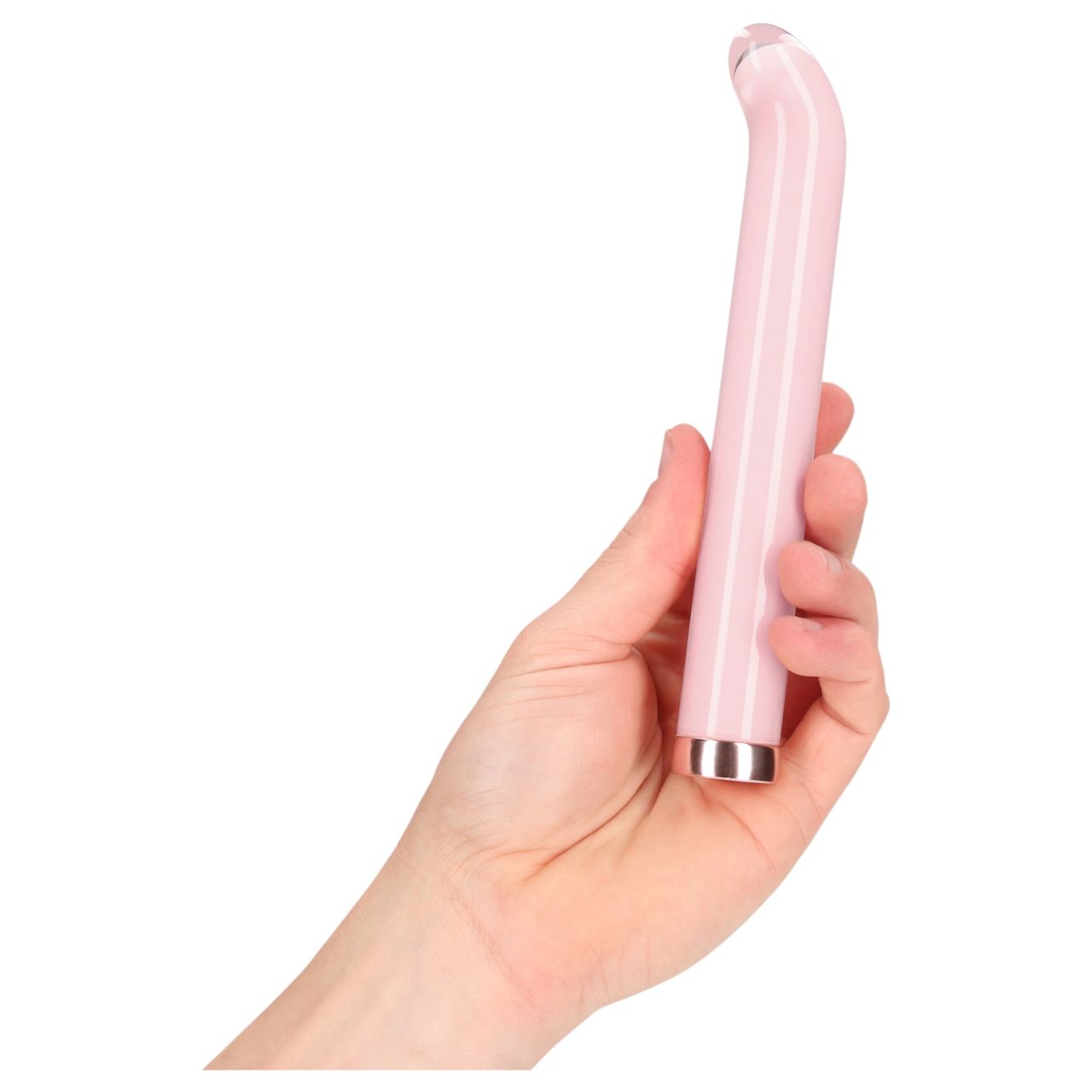 Loveline - G-pontos üveg vibrátor (rózsaszín) Loveline - G-pontos üveg vibrátor (rózsaszín)