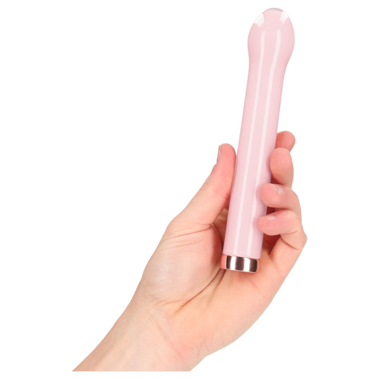 Loveline - gömbfejű üveg vibrátor (rózsaszín) Loveline - gömbfejű üveg vibrátor (rózsaszín)