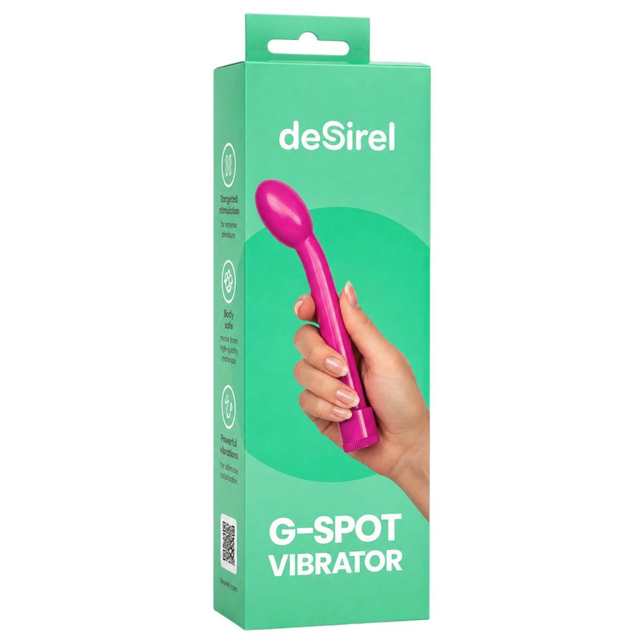Desirel - akkus ívelt G-pont vibrátor (rózsaszín)