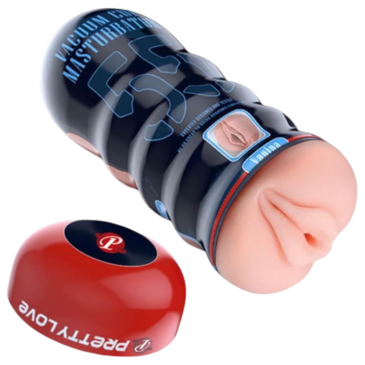 Pretty Love Vacuum Cup - élethű műpunci maszturbátor (testszínű)