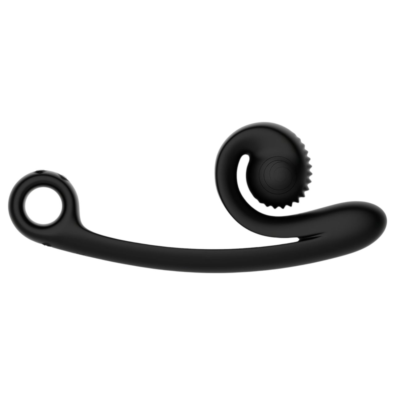 / Snail Vibe Curve - 2in1 csiklóizgató vibrátor (fekete)