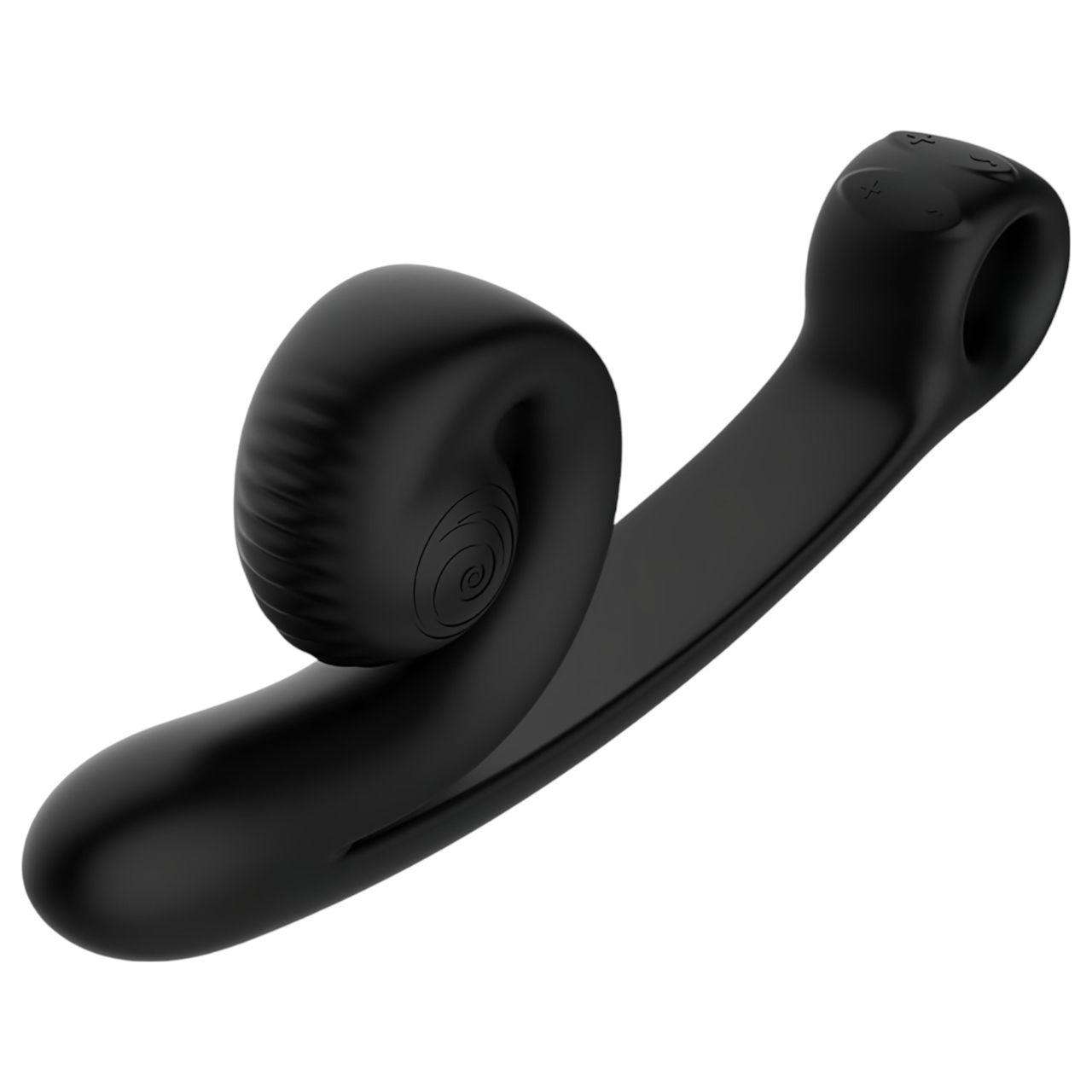 / Snail Vibe Curve - 2in1 csiklóizgató vibrátor (fekete)