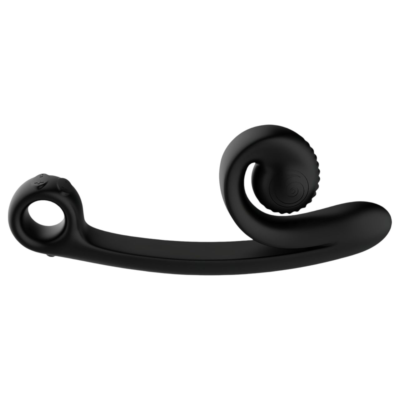 / Snail Vibe Curve - 2in1 csiklóizgató vibrátor (fekete)