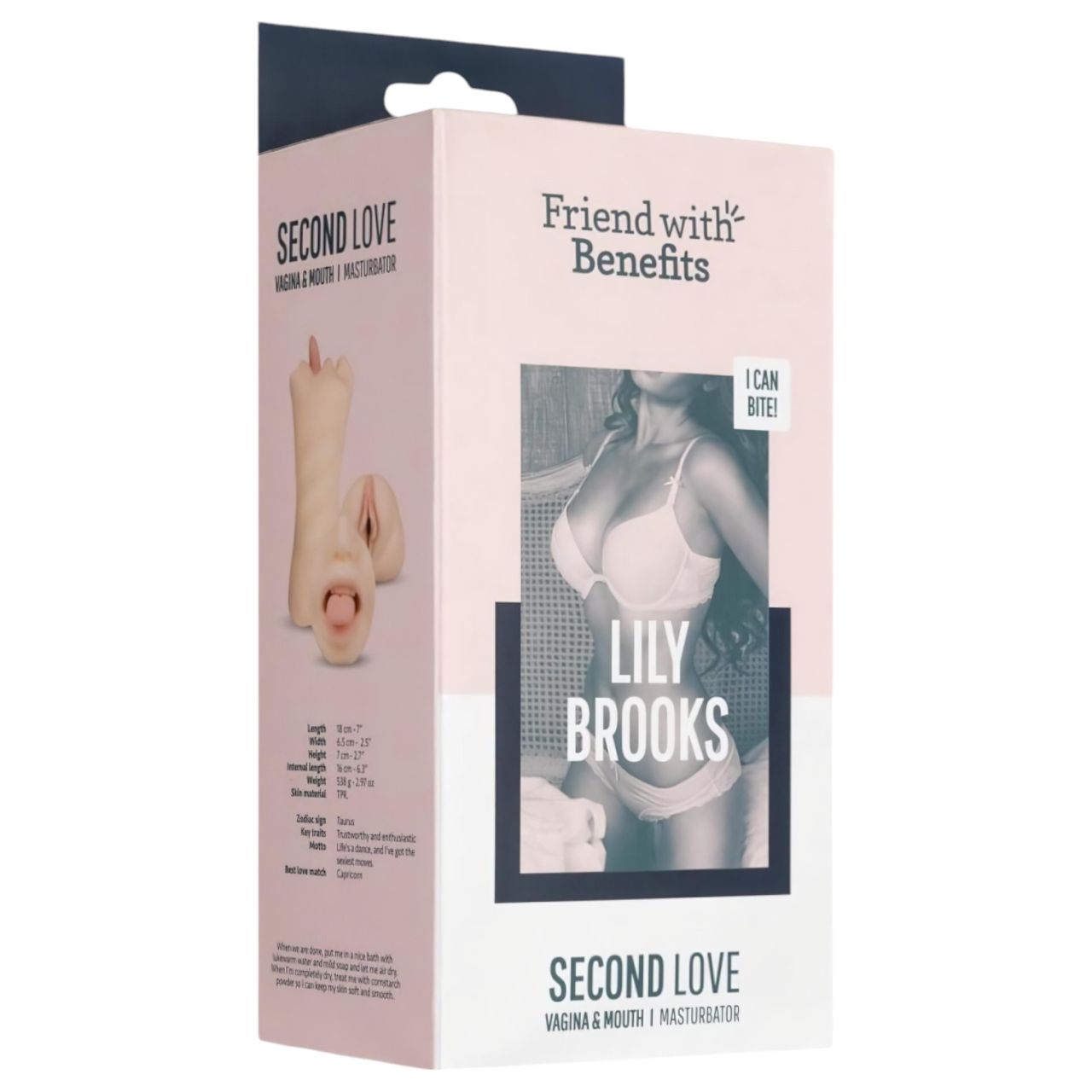 FWB - Lily Brooks 2in1 műszáj és műpunci (testszínű)
