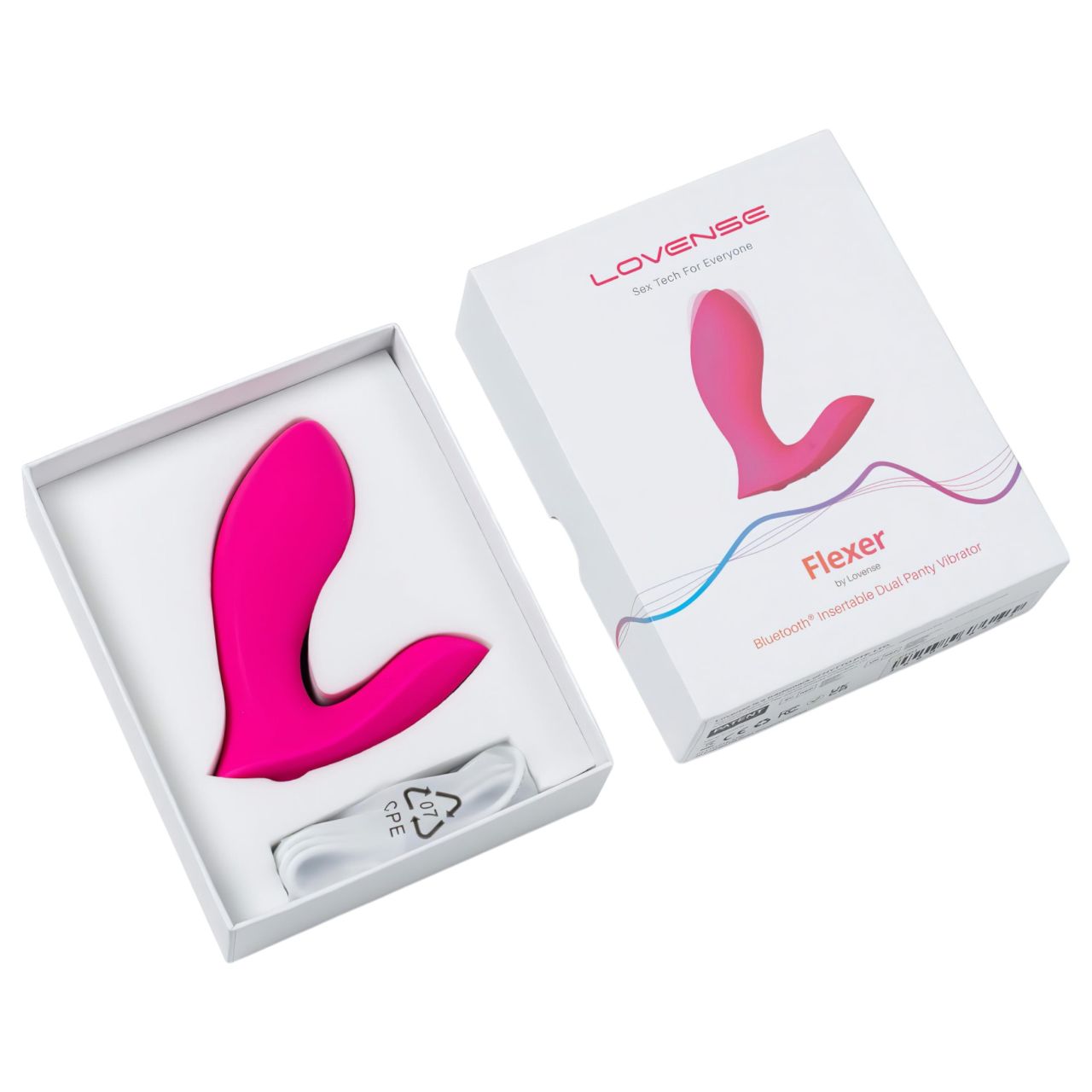 Lovense Flexer - hordható app-vezérelt 2in1 panty vibrátor (pink) Lovense Flexer - hordható app-vezérelt 2in1 panty vibrátor (pink)
