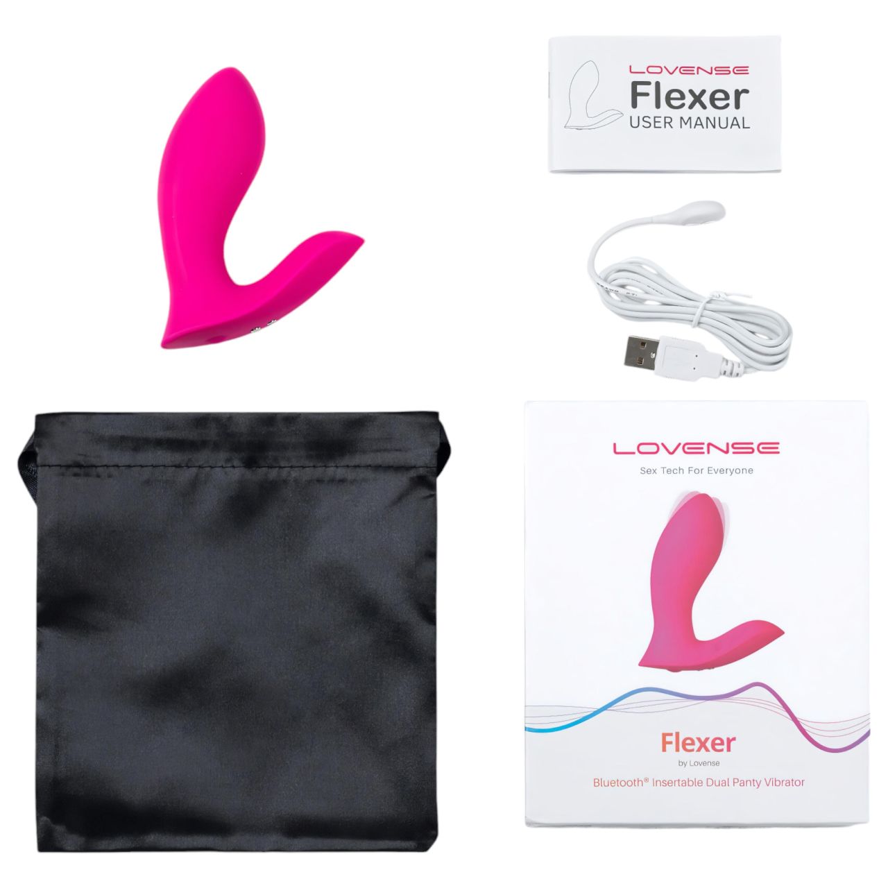 Lovense Flexer - hordható app-vezérelt 2in1 panty vibrátor (pink) Lovense Flexer - hordható app-vezérelt 2in1 panty vibrátor (pink)