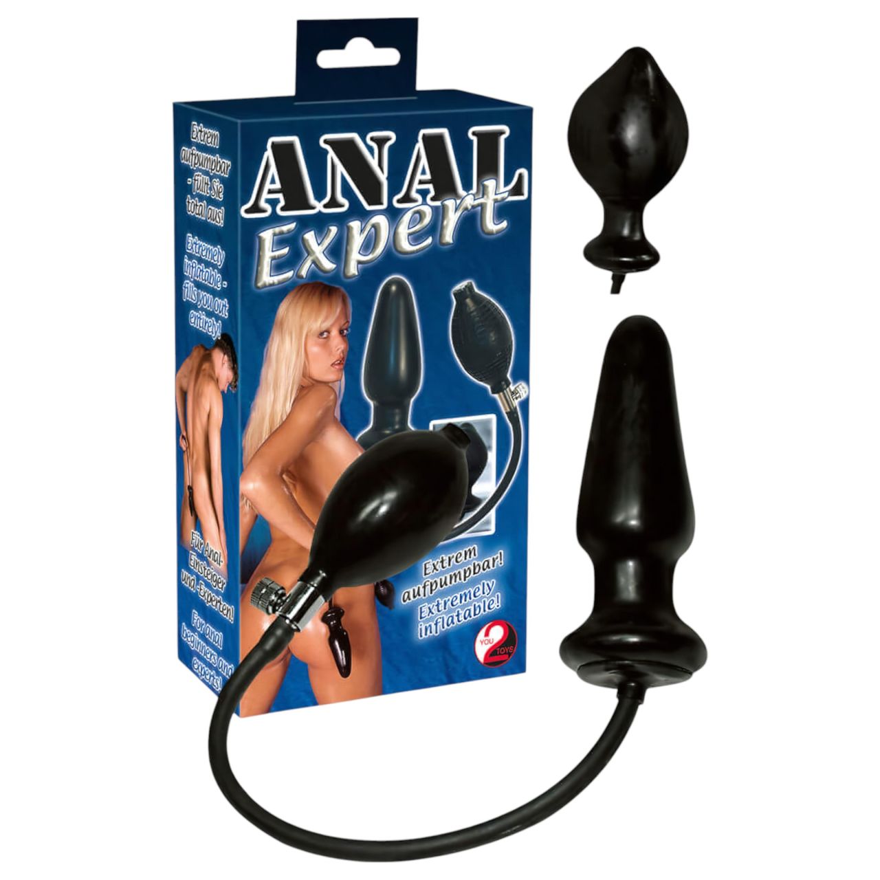 You2Toys Anál Expert - felfújható anál tágító dildó haladóknak