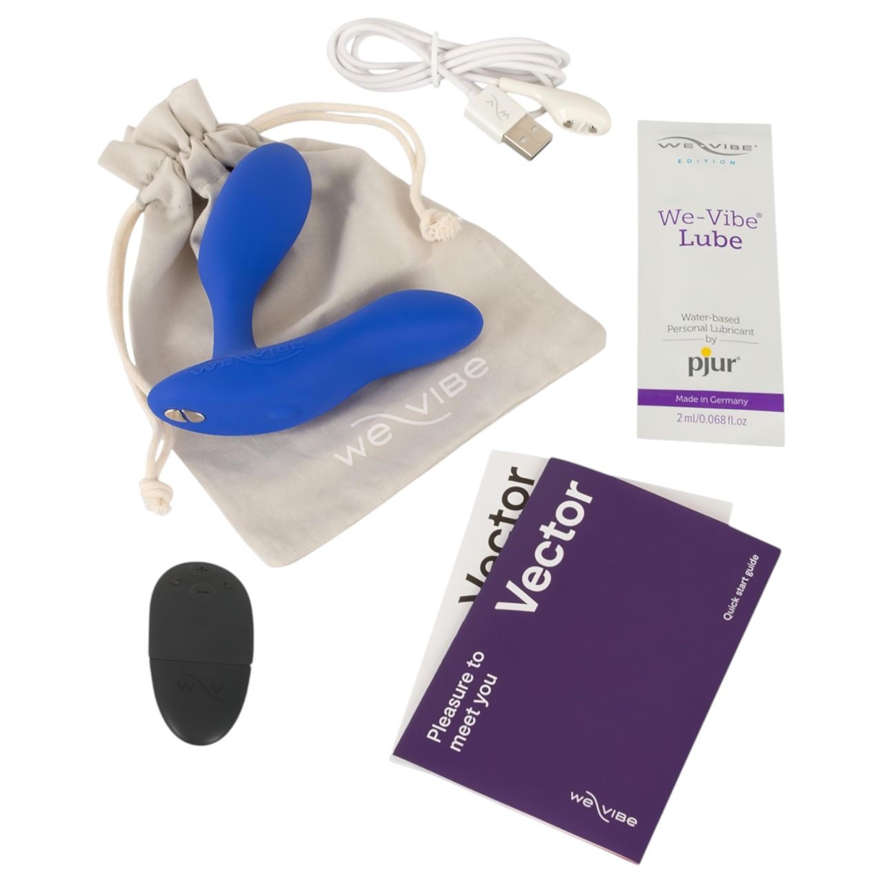 We-Vibe Vector+ - App-vezérelt análvibrátor (kék) We-Vibe Vector+ - App-vezérelt análvibrátor (kék)