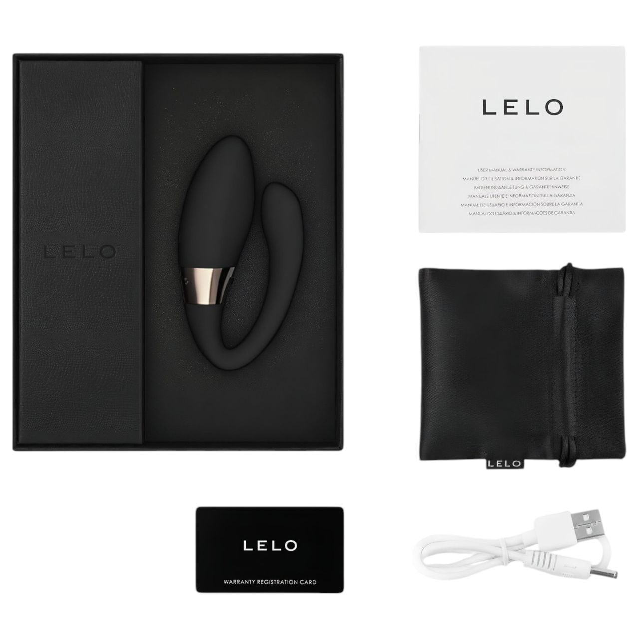 LELO Tiani Harmony - App-vezérelt párvibrátor (fekete) LELO Tiani Harmony - App-vezérelt párvibrátor (fekete)