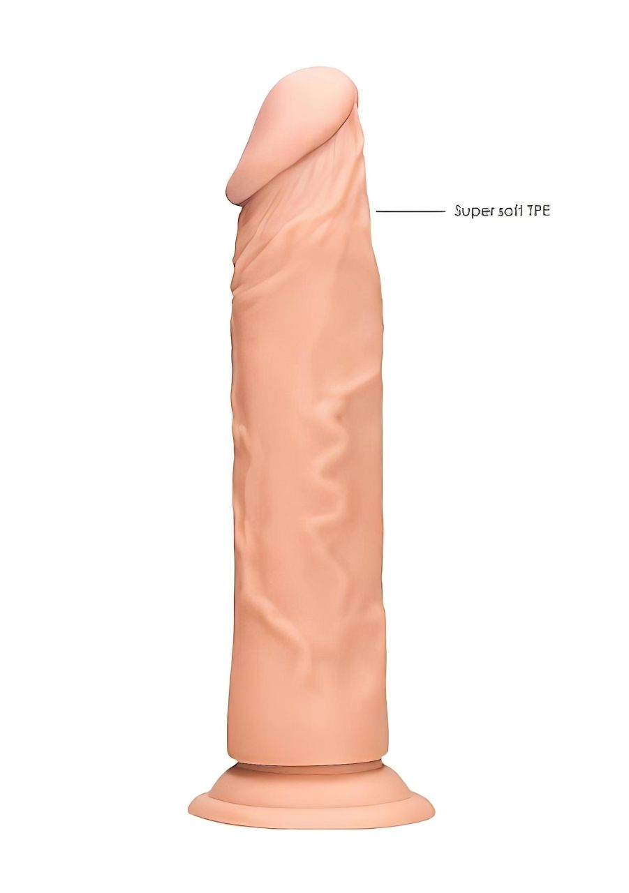 RealRock Dong 7 - élethű dildó (17 cm, testszínű)