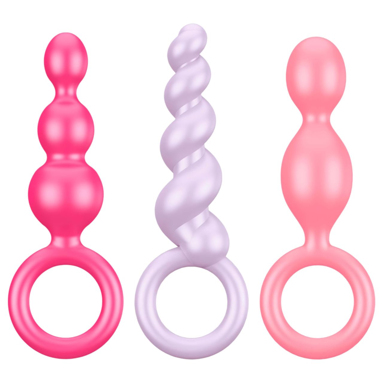 Satisfyer Booty Call - színes anál plug szett (3 részes) Satisfyer Booty Call - színes anál plug szett (3 részes)