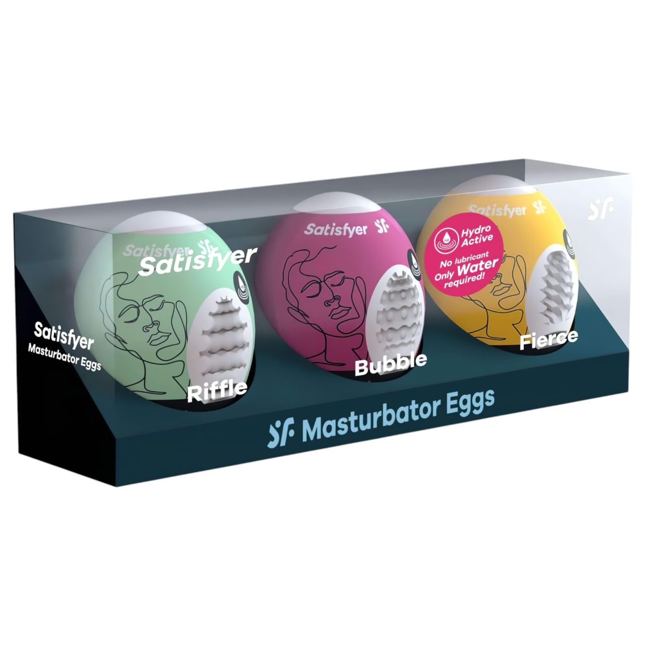 Satisfyer Egg RBF - tojás maszturbátor szett férfiaknak (3 db) Satisfyer Egg RBF - tojás maszturbátor szett férfiaknak (3 db)