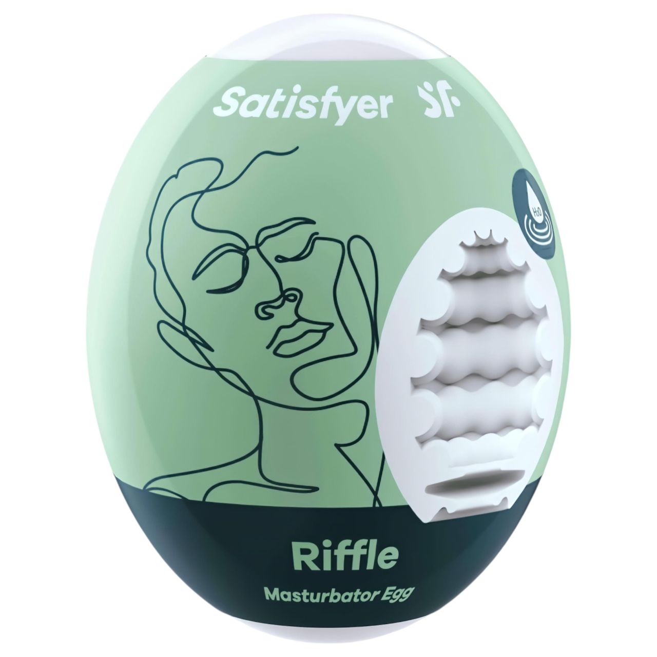 Satisfyer Egg Riffle - tojás maszturbátor férfiaknak (1 db)