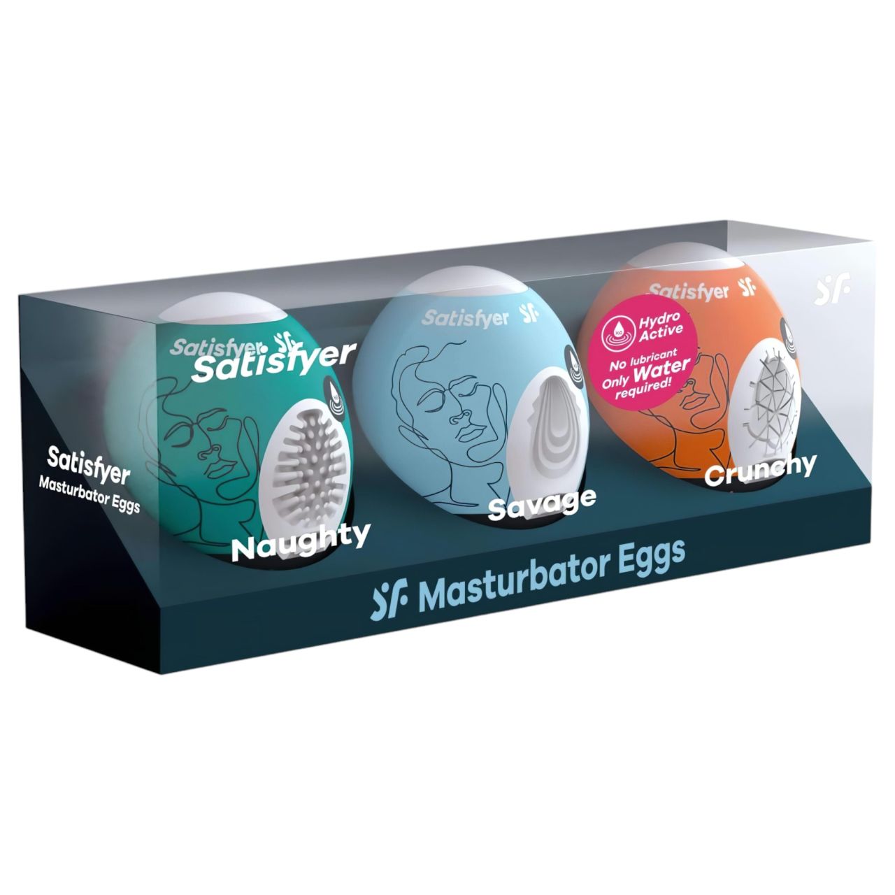 Satisfyer Egg NSC - tojás maszturbátor szett férfiaknak (3 db) Satisfyer Egg NSC - tojás maszturbátor szett férfiaknak (3 db)