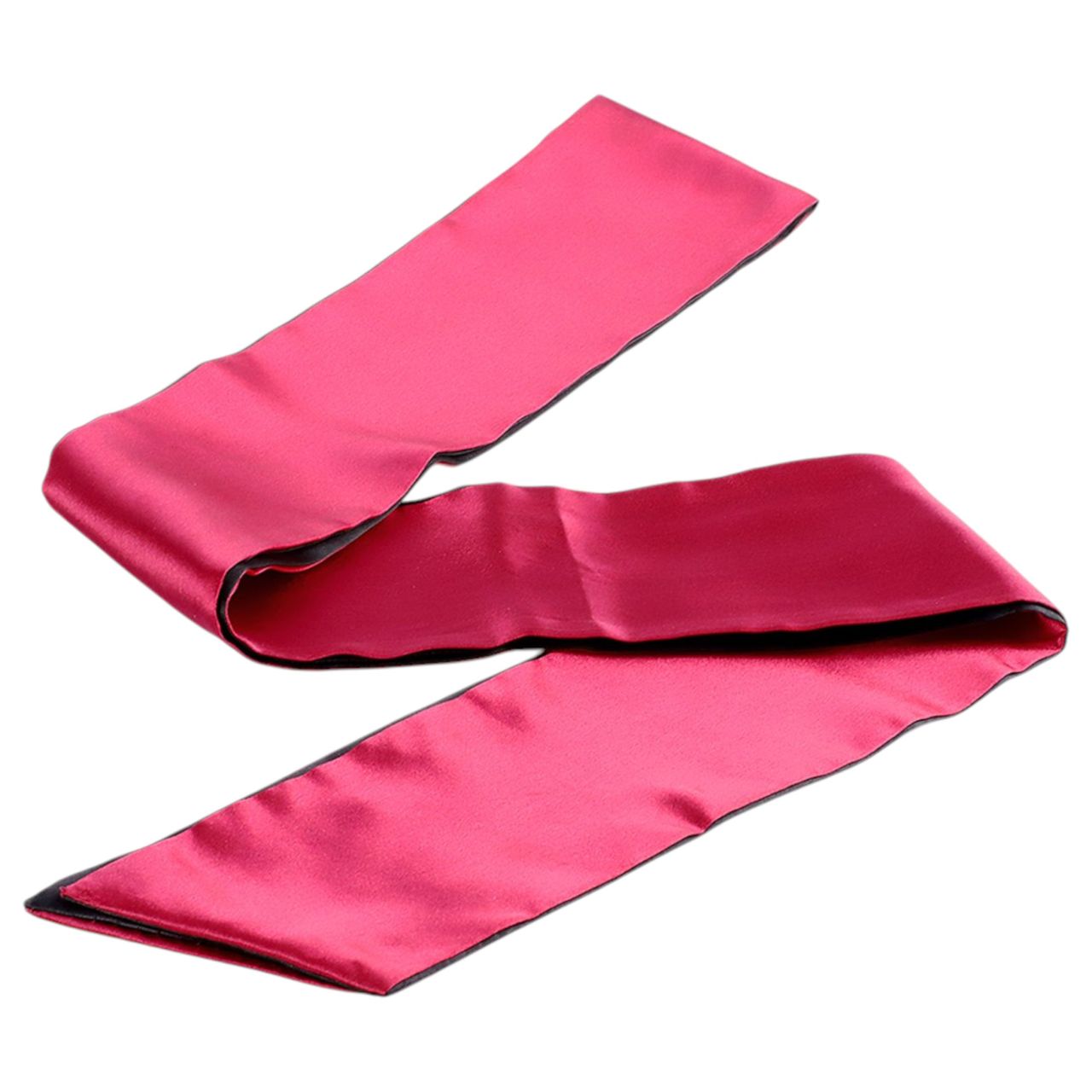 Erospace Wild Play - szatén szemmaszk szerepjátékhoz (fekete-pink)