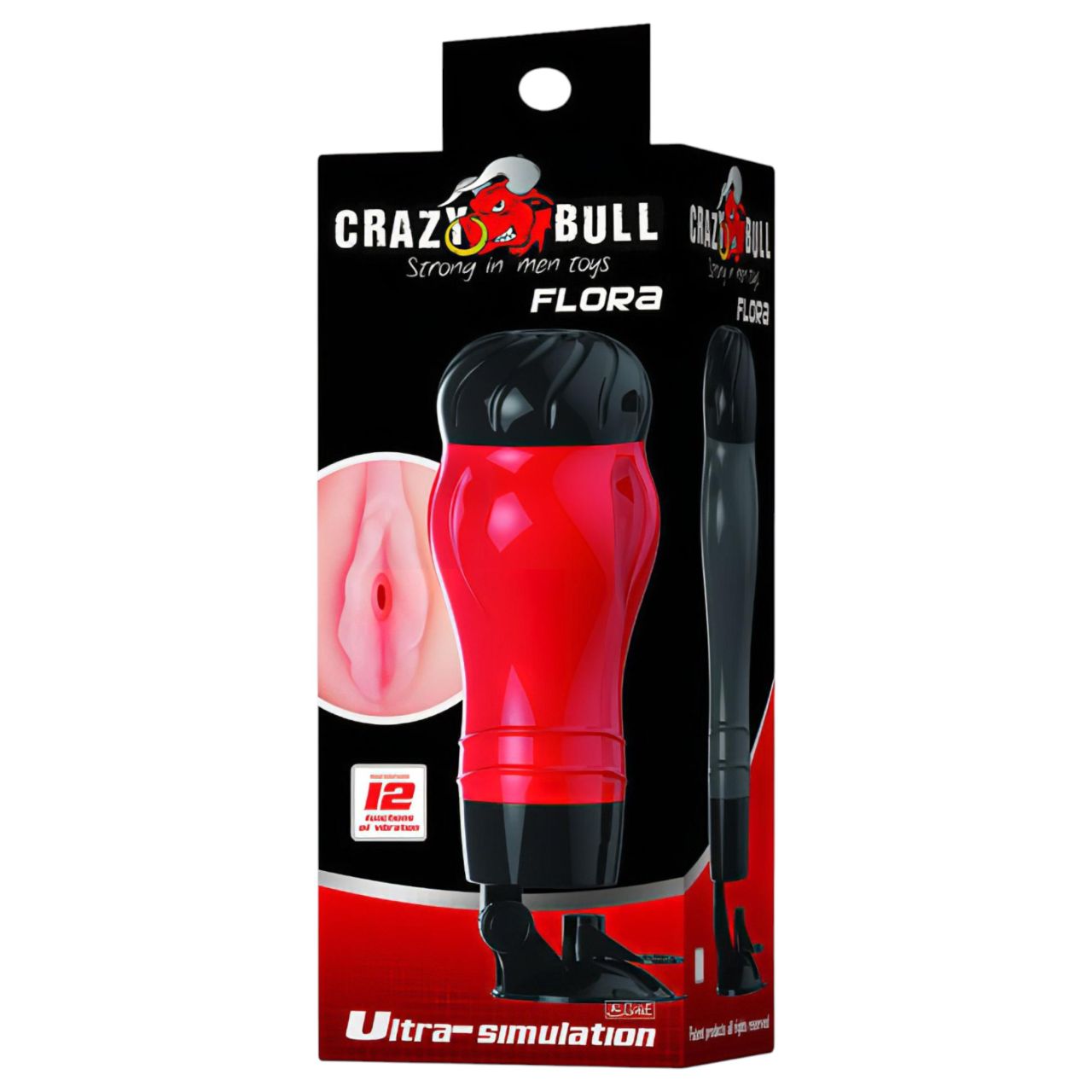 Crazy Bull - élethű maszturbátor férfiaknak (testszínű)