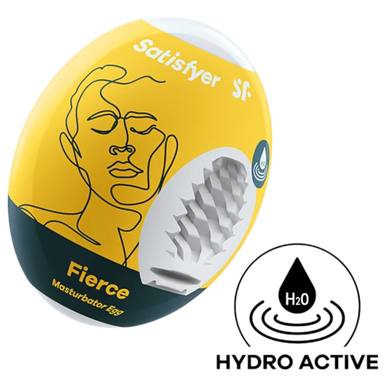 Satisfyer Egg Fierce - tojás maszturbátor férfiaknak (1 db)