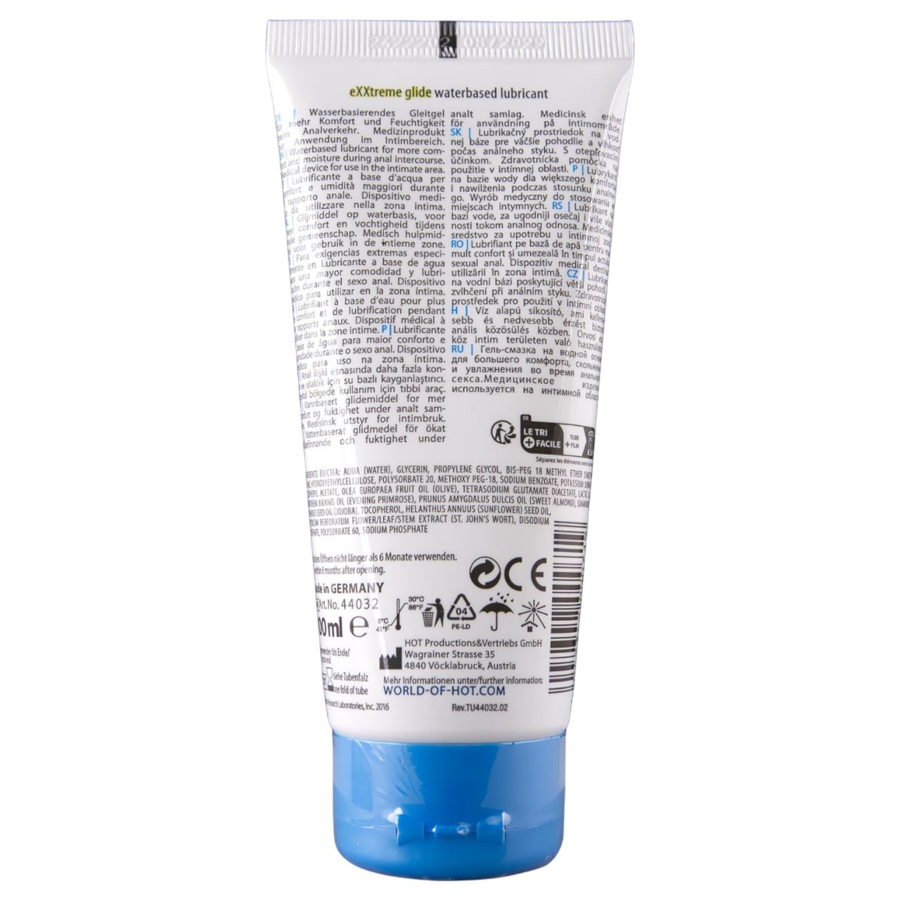 HOT Exxtreme - vízbázisú síkosító (100 ml) HOT Exxtreme - vízbázisú síkosító (100 ml)