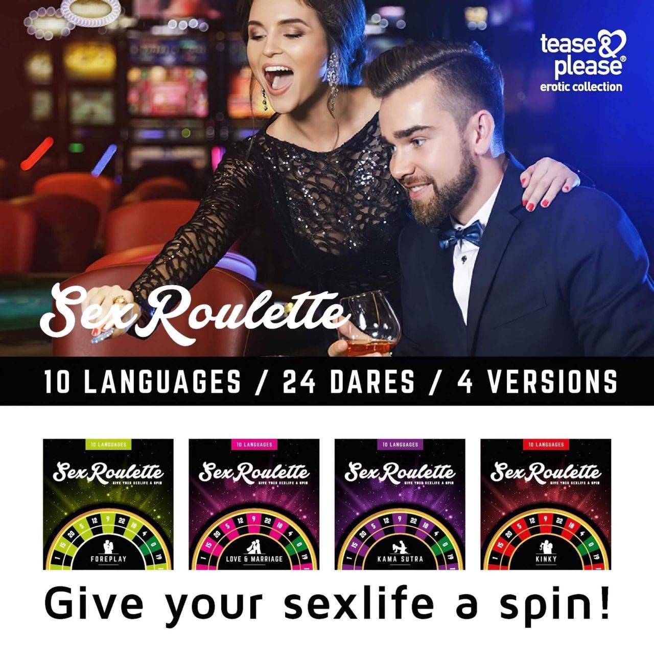 tease & please - Sex Roulette Kinky - Erotikus Rulett Társasjáték
