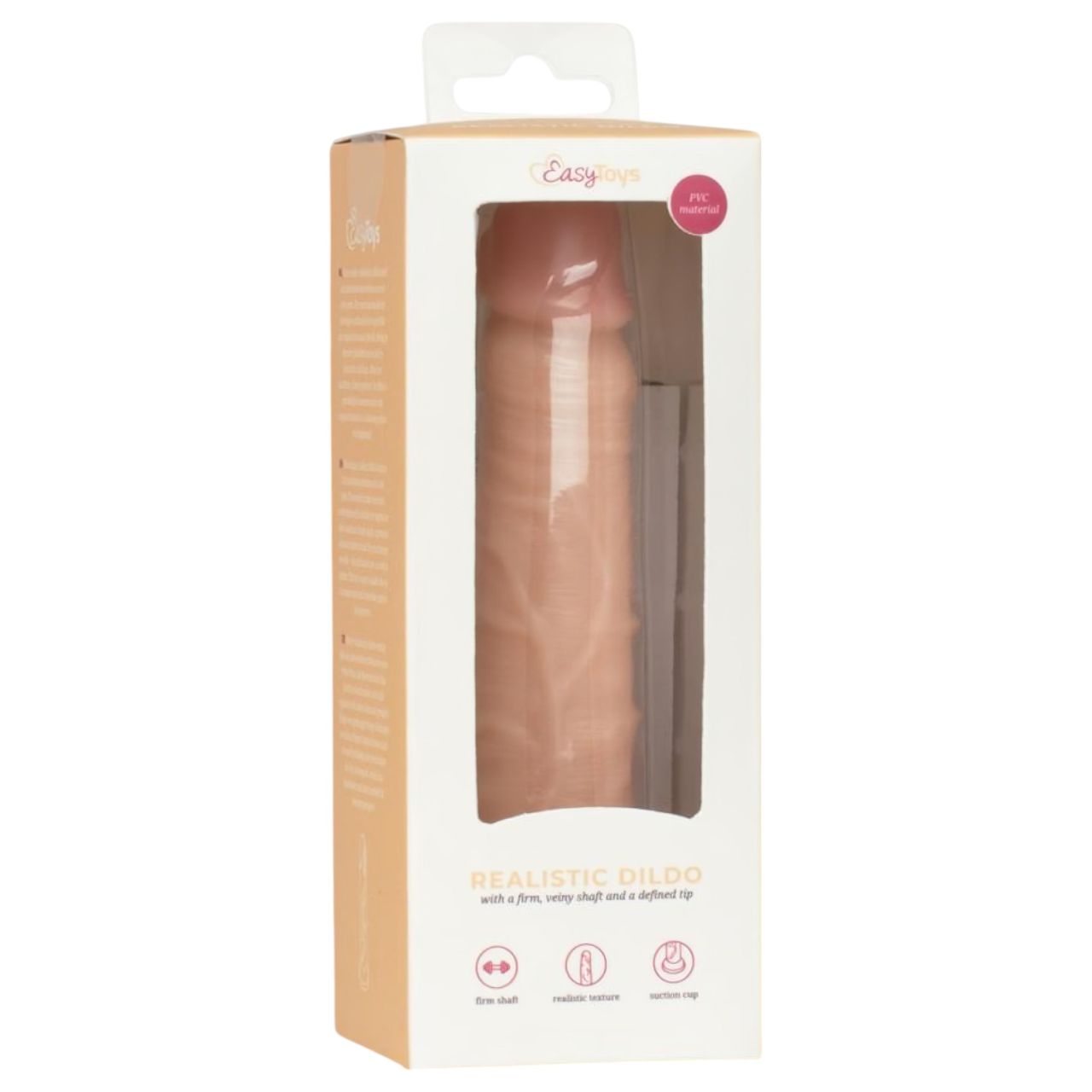 EasyToys - élethű dildó - 12 cm (testszínű) EasyToys - élethű dildó - 12 cm (testszínű)