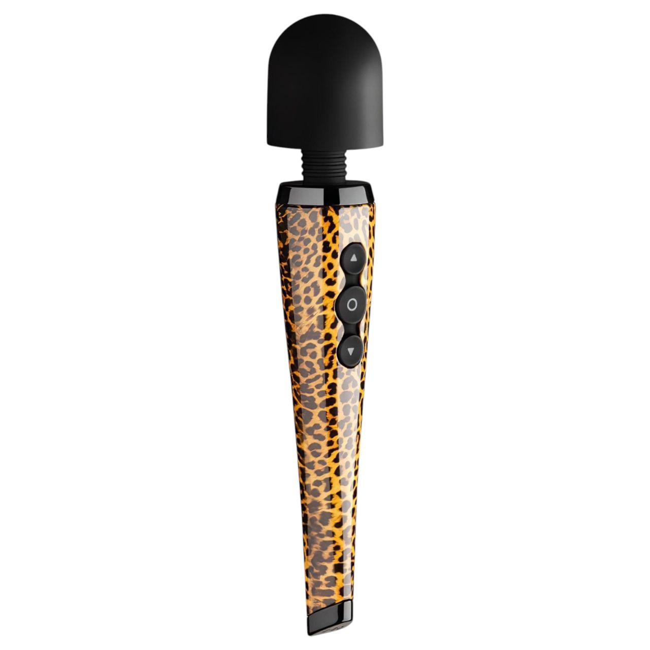 Panthra Shaka Wand - akkus, masszírozó vibrátor (leopárd-fekete) Panthra Shaka Wand - akkus, masszírozó vibrátor (leopárd-fekete)