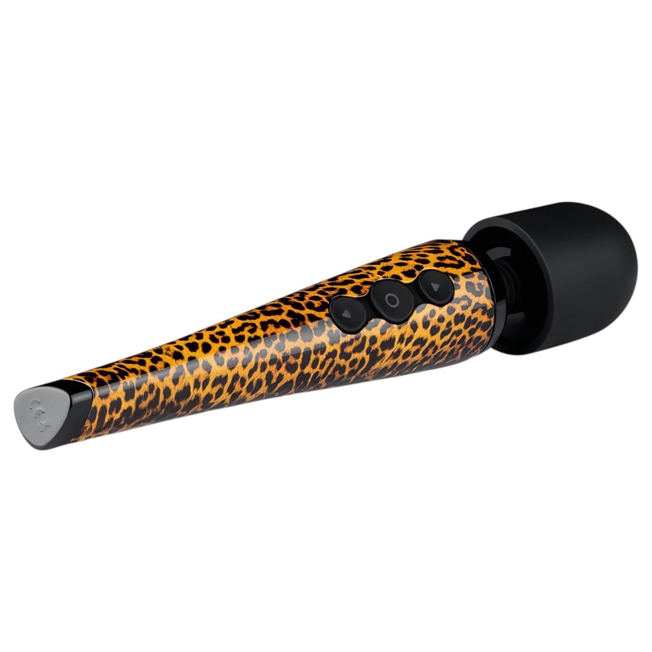 Panthra Shaka Wand - akkus, masszírozó vibrátor (leopárd-fekete) Panthra Shaka Wand - akkus, masszírozó vibrátor (leopárd-fekete)