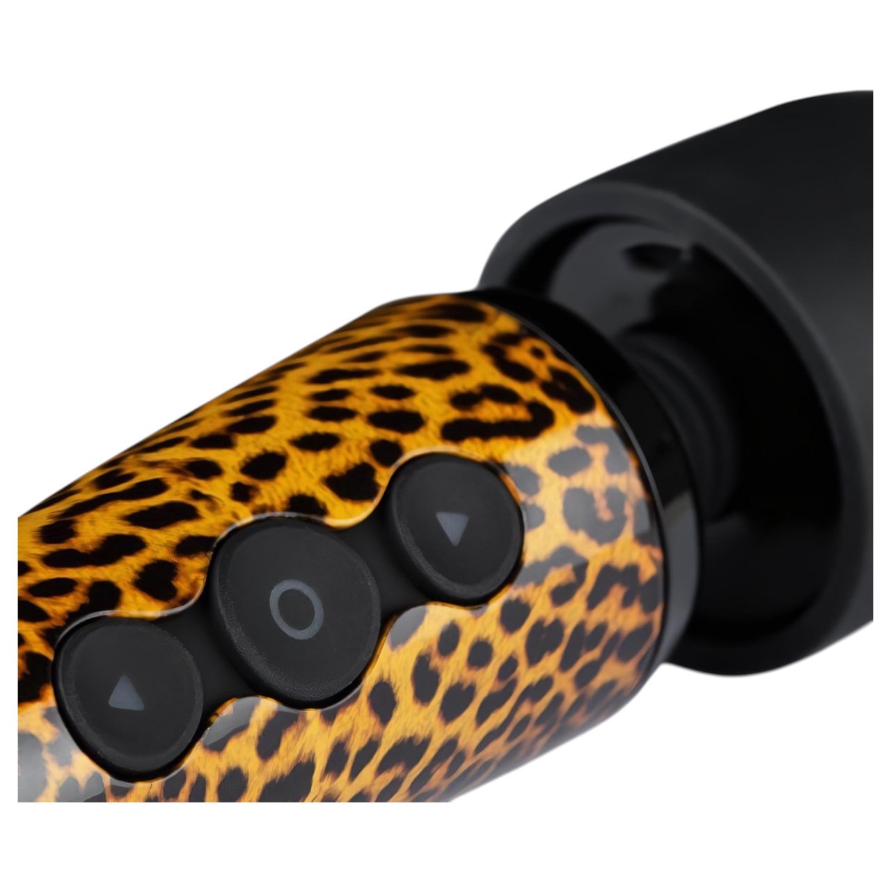 Panthra Shaka Wand - akkus, masszírozó vibrátor (leopárd-fekete) Panthra Shaka Wand - akkus, masszírozó vibrátor (leopárd-fekete)