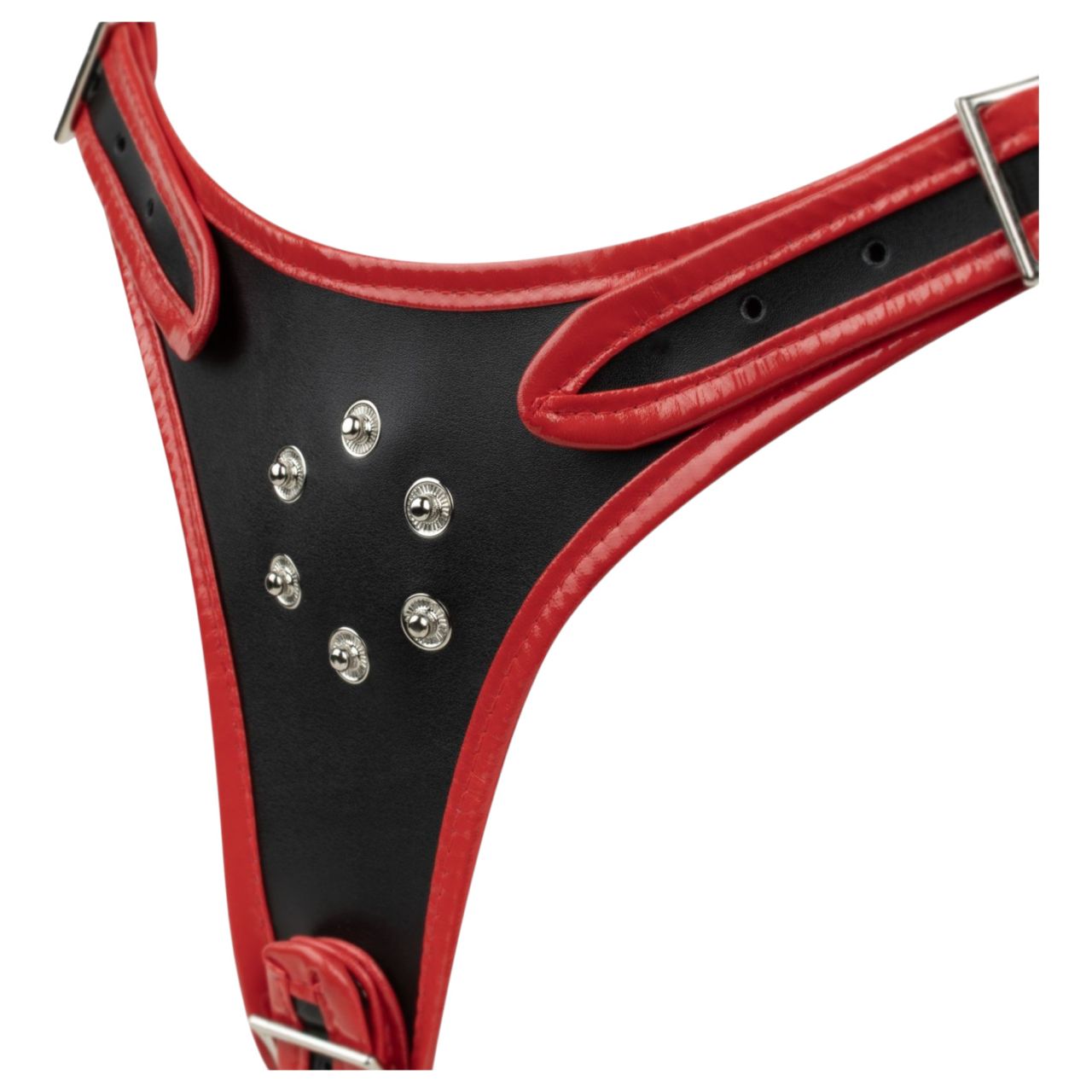 EasyToys - felcsatolható alsó tripla dildóval (fekete) EasyToys - felcsatolható alsó tripla dildóval (fekete)