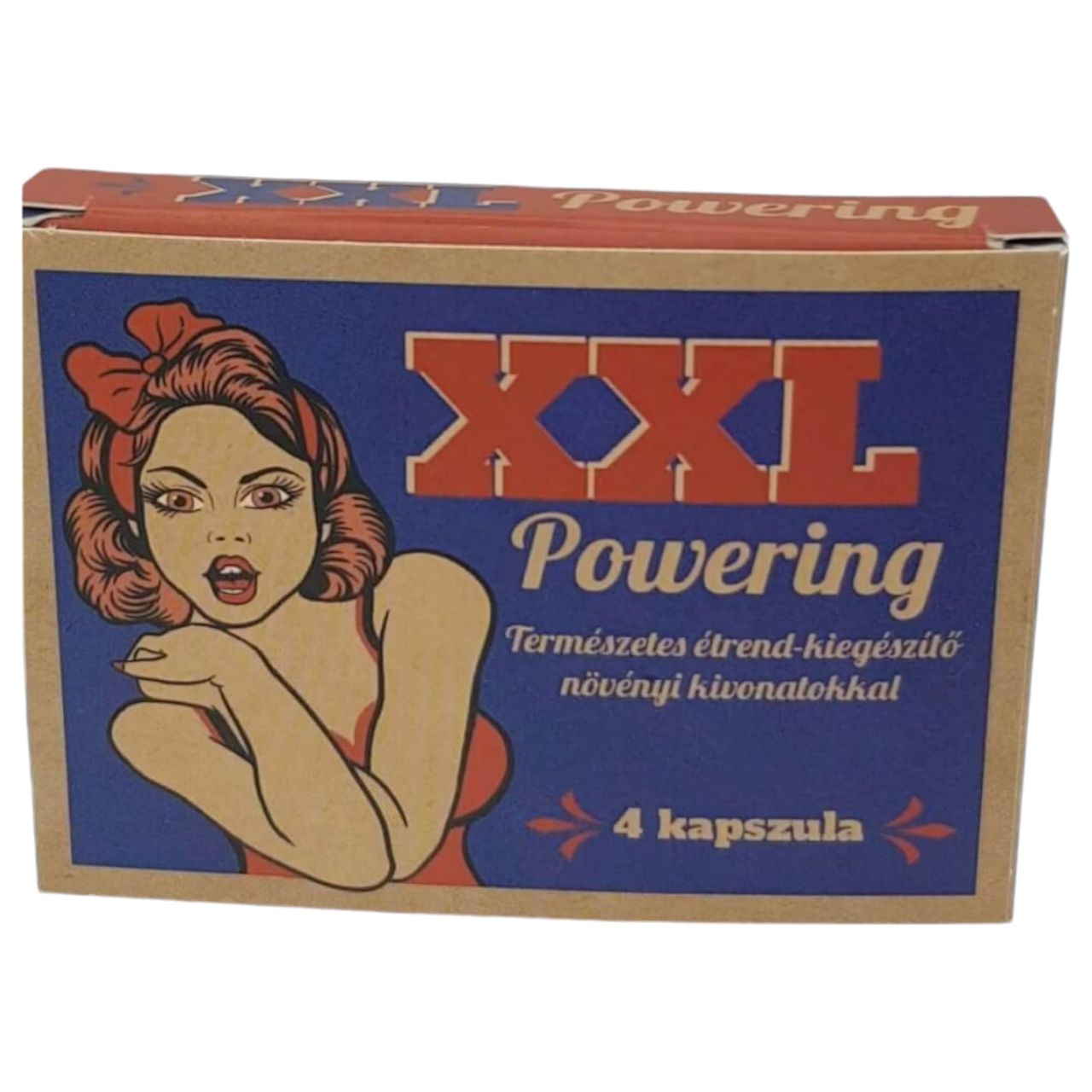 XXL Powering - természetes étrend-kiegészítő kapszula férfiaknak (4 db)