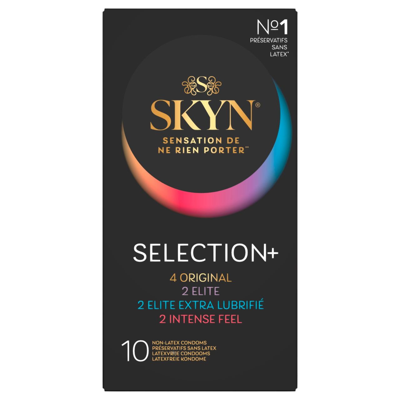 SKYN Selection+ - latexmentes óvszer válogatás (10 db)