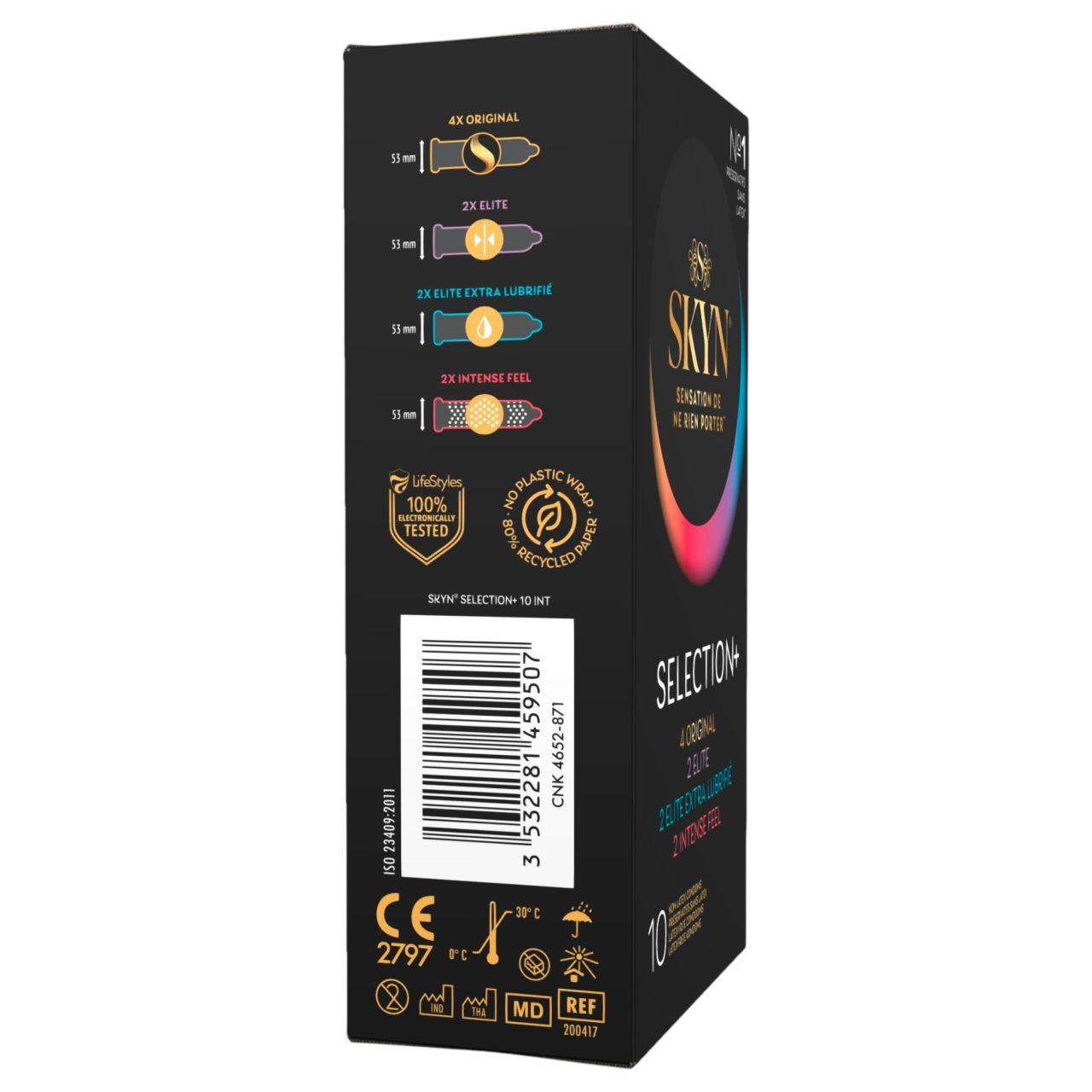 SKYN Selection+ - latexmentes óvszer válogatás (10 db)