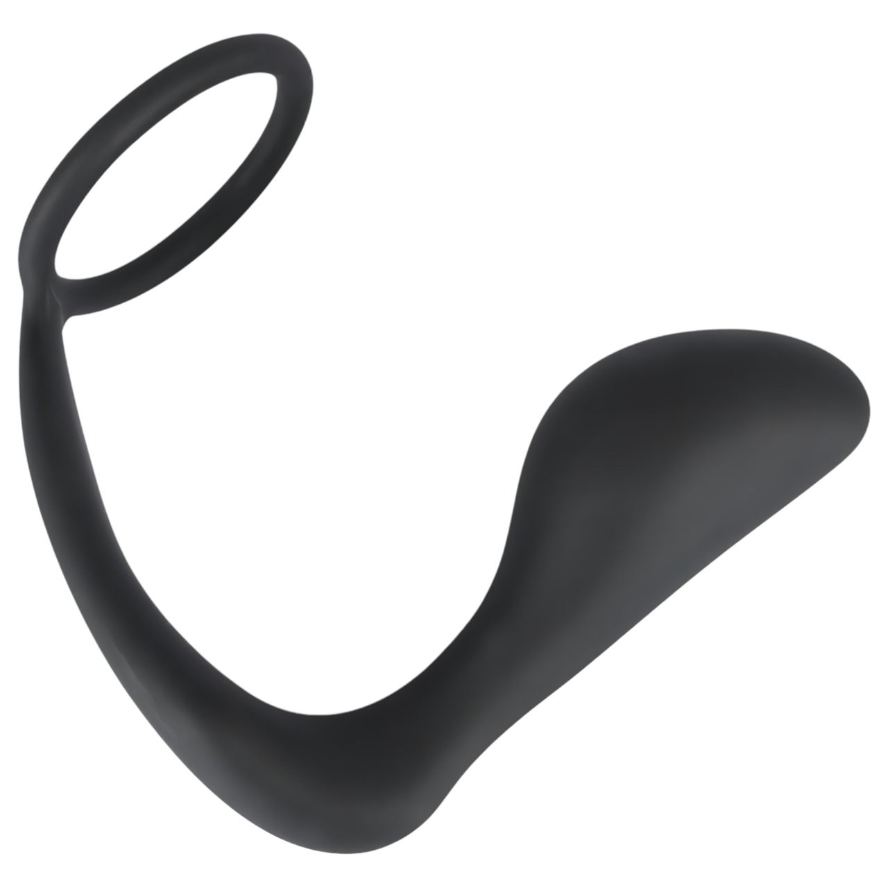Black Velvets - szilikon anál plug péniszgyűrűvel (fekete) Black Velvets - szilikon anál plug péniszgyűrűvel (fekete)