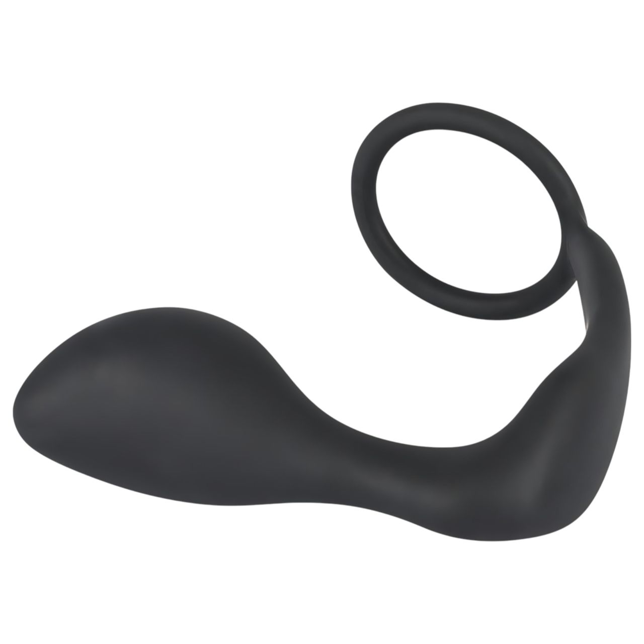 Black Velvets - szilikon anál plug péniszgyűrűvel (fekete) Black Velvets - szilikon anál plug péniszgyűrűvel (fekete)