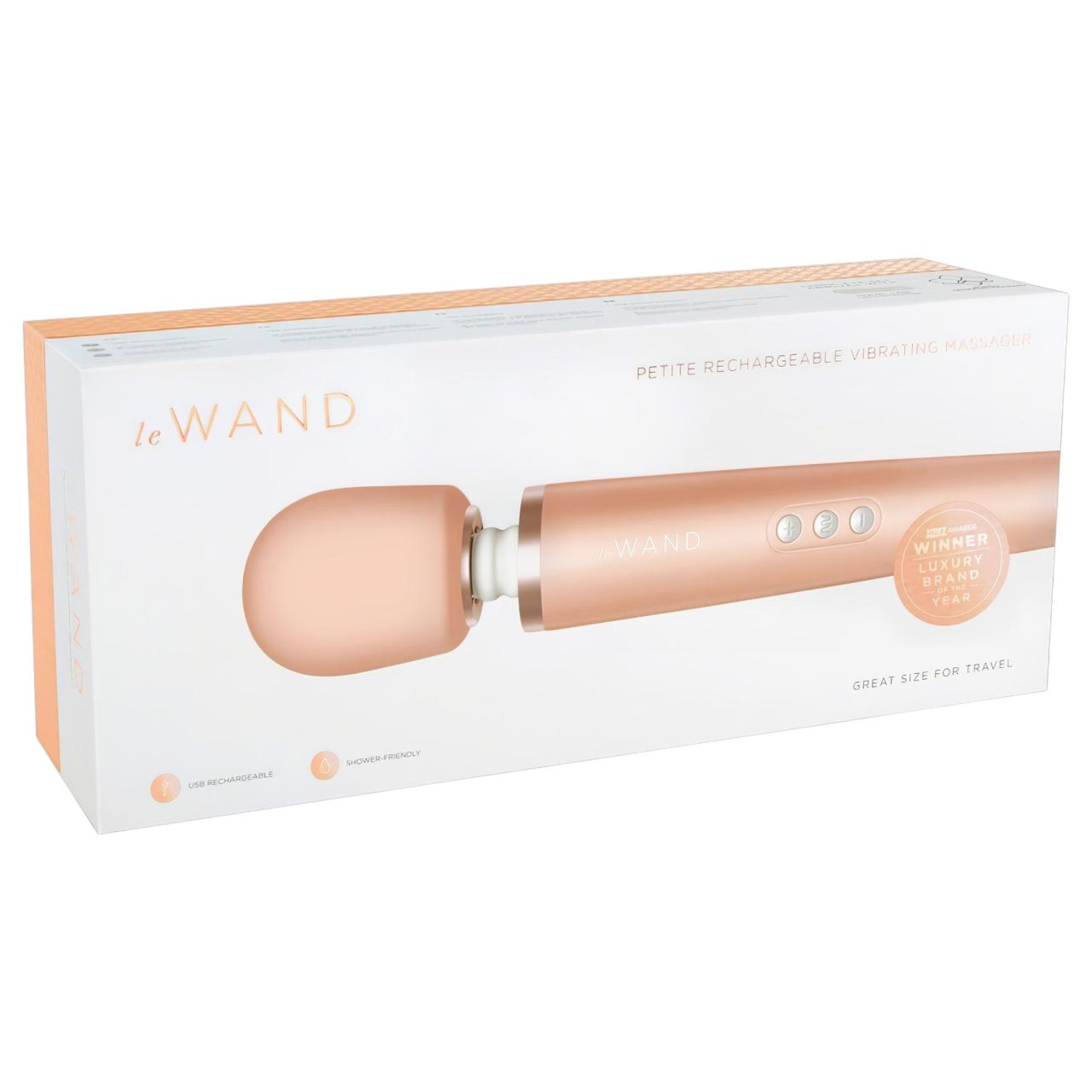 le WAND Petite - prémium akkus masszírozó vibrátor (Rose Gold)