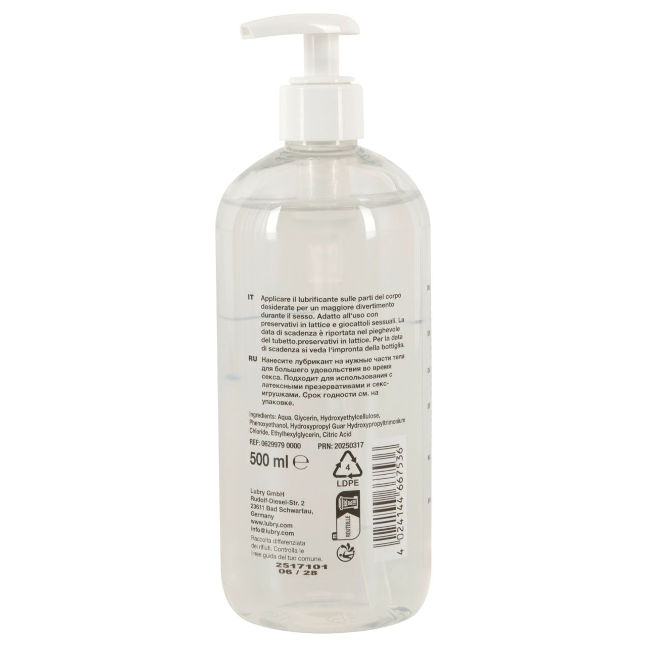 Just Glide Toylube - vízbázisú síkosító játékszerekhez (500ml) Just Glide Toylube - vízbázisú síkosító játékszerekhez (500ml)
