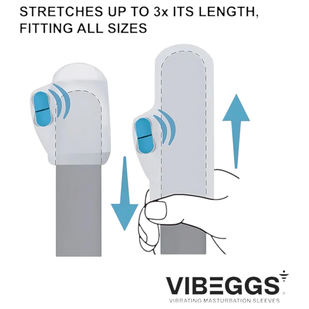 VIBEGGS Twisty Tongues - vibrációs tojás maszturbátor férfiaknak (fehér) VIBEGGS Twisty Tongues - vibrációs tojás maszturbátor férfiaknak (fehér)