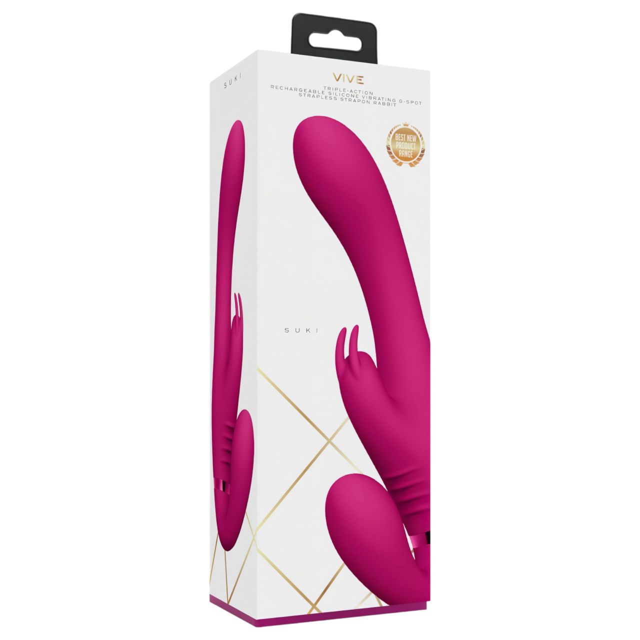 Vive Suki - felcsatolható vibrátor , tartópánt nélkül (pink) Vive Suki - felcsatolható vibrátor , tartópánt nélkül (pink)