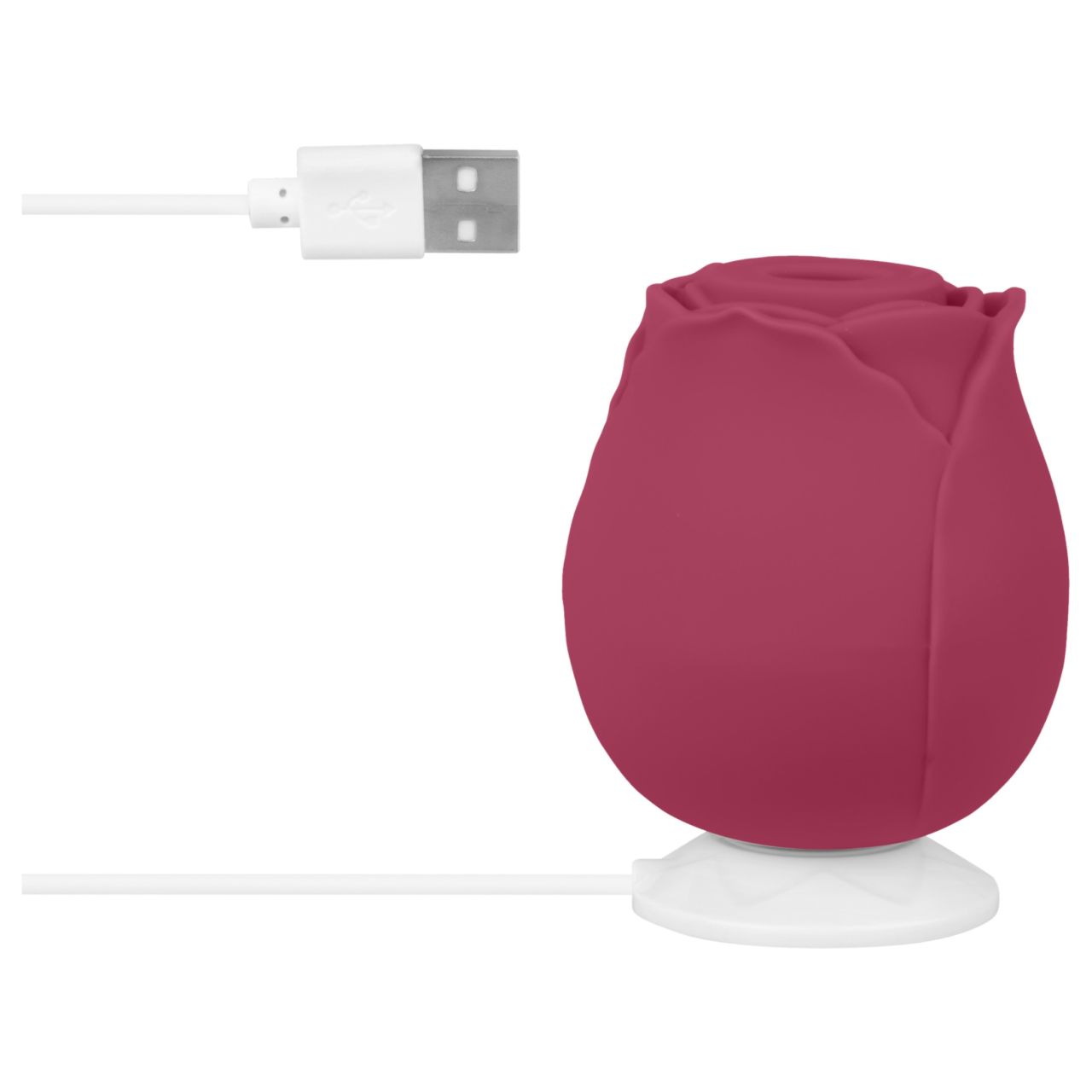 EIS Blush&Bloom - szívó rezgő rózsa vibrátor (piros)